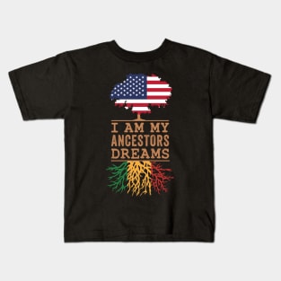 I Am My Ancestor's Dreams, Blackish Kids T-Shirt